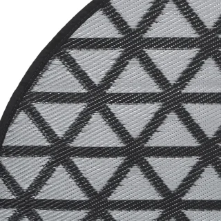 vidaXL ARAKIL buitentapijt Ø160 cm zwart