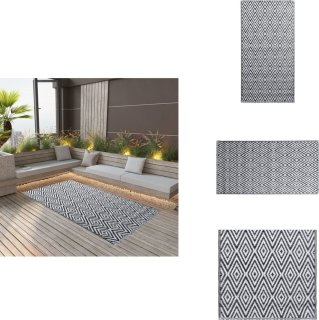 Wat vinden we goed aan de vidaXL ARAKIL Terraskleed 160x230 cm wit/zwart
