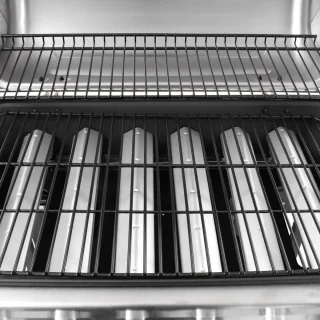 Wat vinden we goed aan de vidaXL Buitengoed Gasbarbecue 6-branders Zwart/Zilver