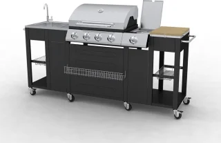 De vidaXL Buitenkeuken Montana in één oogopslag