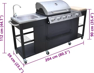 Wat vinden we goed aan de vidaXL Buitenkeuken Montana