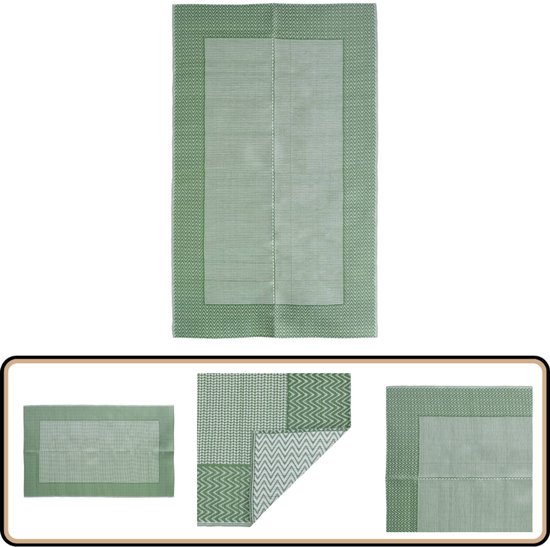 vidaXL Buitenkleed 140x200 cm Groen Polypropyleen review