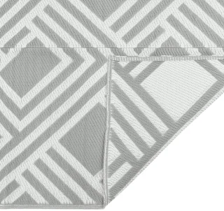 vidaXL Buitenkleed 160x230 cm Grijs