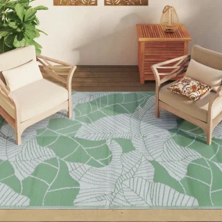 vidaXL Buitenkleed 160x230 cm Groen Polypropeen