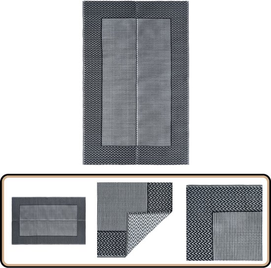 vidaXL Buitenkleed 190x290 cm Grijs review