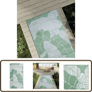 vidaXL Buitenkleed 80x150 cm Groen Polypropeen