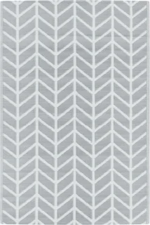 vidaXL Buitenkleed ARAKIL 120x180 cm Grijs