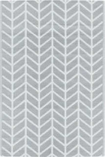 vidaXL Buitenkleed ARAKIL 120x180 cm Grijs