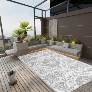 vidaXL Buitenkleed ARAKIL 120x180 cm groen