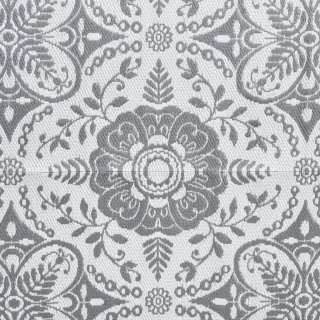 vidaXL Buitenkleed ARAKIL 120x180 cm lichtgrijs