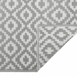 vidaXL Buitenkleed ARAKIL 140x200 cm grijs