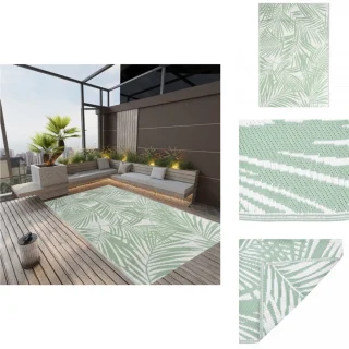 vidaXL Buitenkleed ARAKIL 140x200 cm groen
