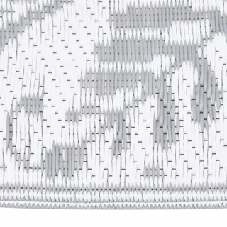 vidaXL Buitenkleed ARAKIL 140x200 cm lichtgrijs