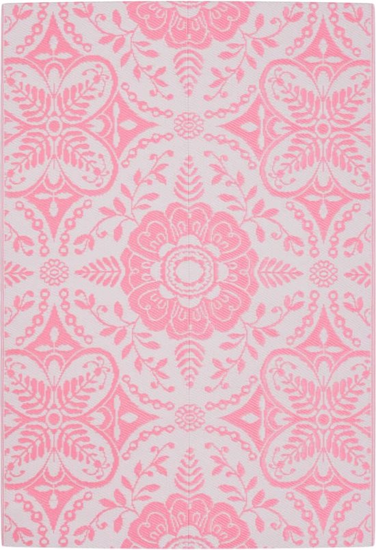 vidaXL Buitenkleed ARAKIL 140x200 cm roze review