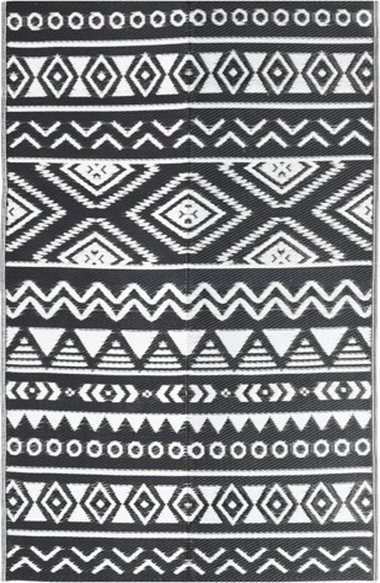 vidaXL Buitenkleed ARAKIL 140x200 cm zwart review