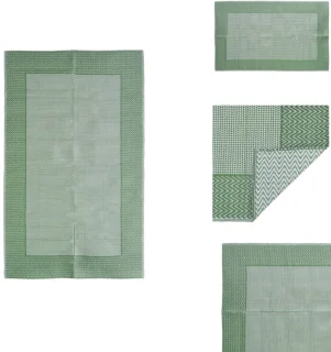 vidaXL Buitenkleed Arakil 160x230 cm groen polypropyleen