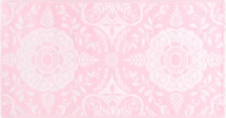 vidaXL Buitenkleed ARAKIL 160x230 cm roze
