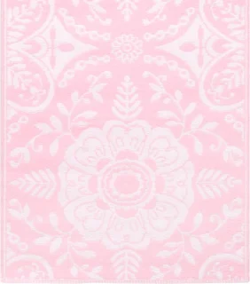 vidaXL Buitenkleed ARAKIL 160x230 cm roze