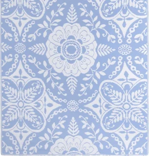 vidaXL Buitenkleed ARAKIL 190x290 cm babyblauw