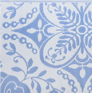 vidaXL Buitenkleed ARAKIL 190x290 cm babyblauw