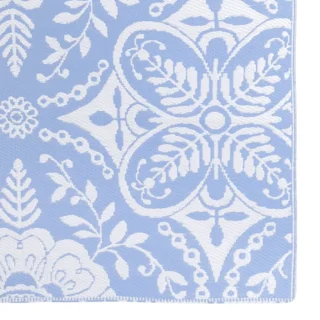 vidaXL Buitenkleed ARAKIL 190x290 cm babyblauw