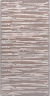 vidaXL Buitenkleed ARAKIL 190x290 cm Bruin