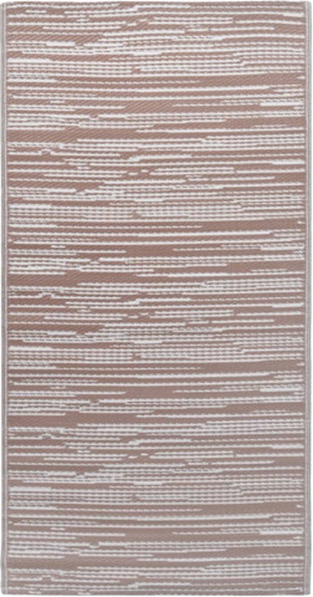 De vidaXL Buitenkleed ARAKIL 190x290 cm Bruin in één oogopslag