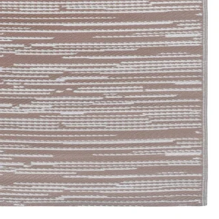 vidaXL Buitenkleed ARAKIL 190x290 cm Bruin