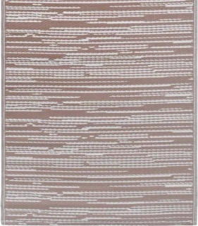 vidaXL Buitenkleed ARAKIL 190x290 cm Bruin