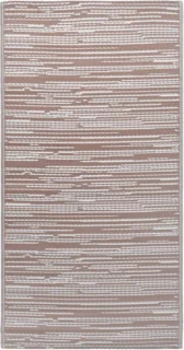vidaXL Buitenkleed ARAKIL 190x290 cm Bruin
