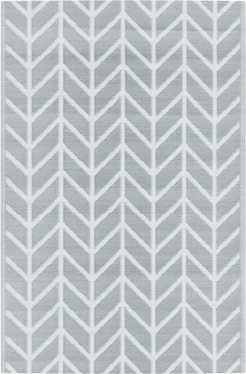 De vidaXL Buitenkleed ARAKIL 190x290 cm Grijs in één oogopslag