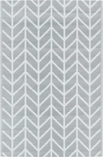vidaXL Buitenkleed ARAKIL 190x290 cm Grijs