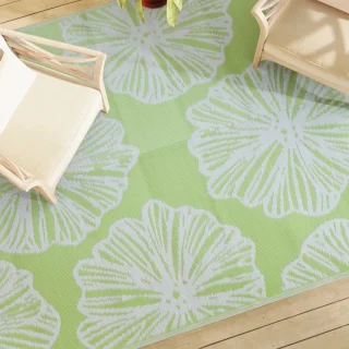 vidaXL Buitenkleed ARAKIL 190x290 cm groen
