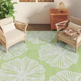 vidaXL Buitenkleed ARAKIL 190x290 cm groen