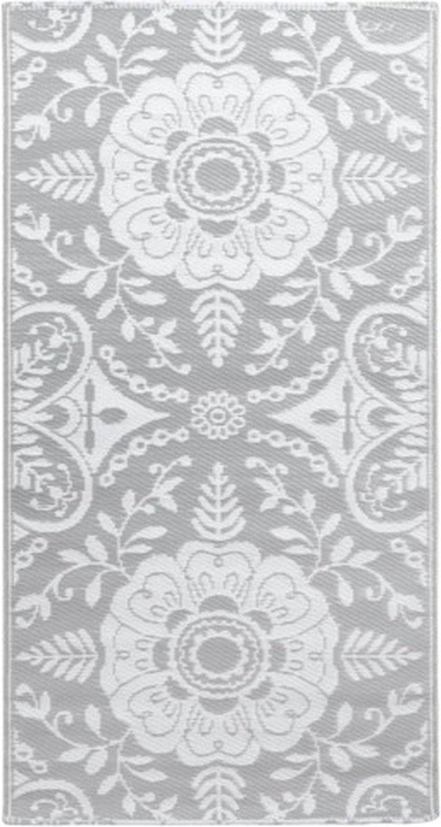 De vidaXL Buitenkleed ARAKIL 190x290 cm lichtgrijs in één oogopslag