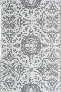 vidaXL Buitenkleed ARAKIL 190x290 cm lichtgrijs