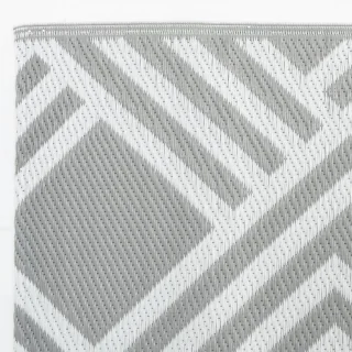 vidaXL Buitenkleed ARAKIL 80x150 cm grijs