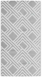 vidaXL Buitenkleed ARAKIL 80x150 cm grijs