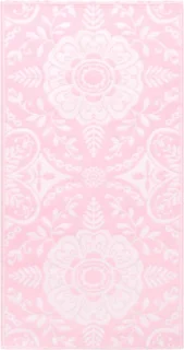 vidaXL Buitenkleed ARAKIL 80x150 cm roze