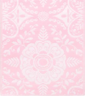 vidaXL Buitenkleed ARAKIL 80x150 cm roze