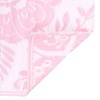 vidaXL Buitenkleed ARAKIL 80x150 cm roze
