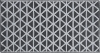 vidaXL Buitenkleed ARAKIL 80x150 cm zwart