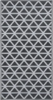 vidaXL Buitenkleed ARAKIL 80x150 cm zwart