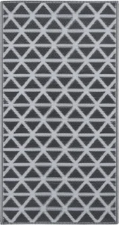 vidaXL Buitenkleed ARAKIL 80x150 cm zwart