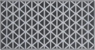 vidaXL Buitenkleed ARAKIL 80x150 cm zwart