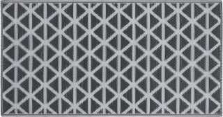 vidaXL Buitenkleed ARAKIL 80x150 cm zwart