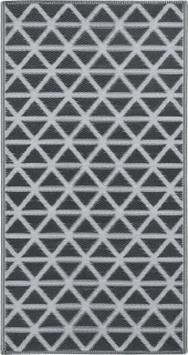 vidaXL Buitenkleed ARAKIL 80x150 cm zwart