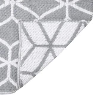 vidaXL Buitenkleed Arakil 80x250 cm Grijs