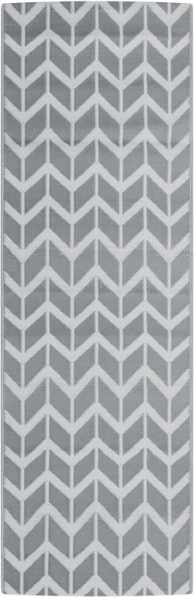 vidaXL Buitenkleed ARAKIL 80x250 cm Grijs review