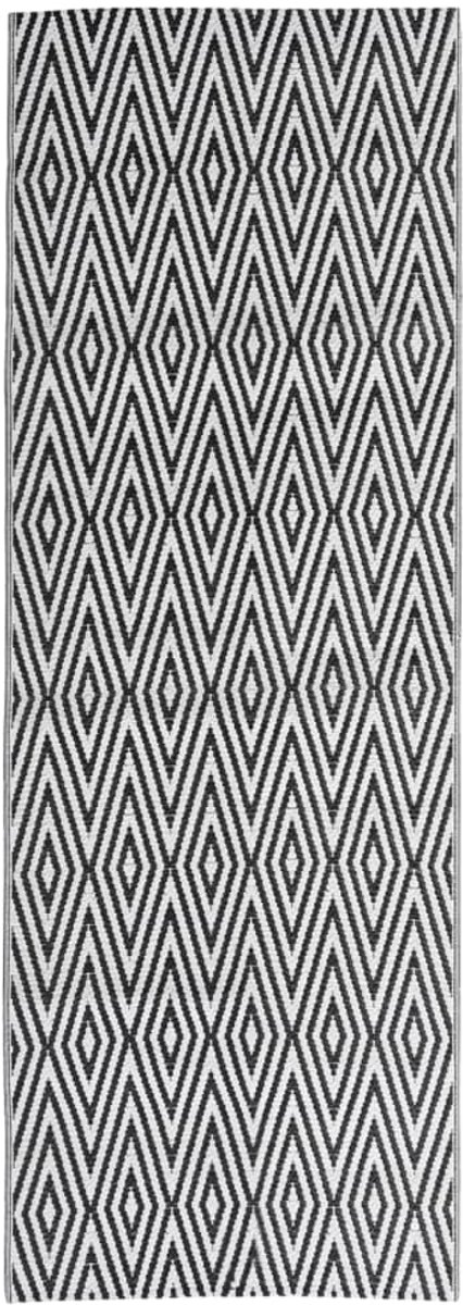 Wat vinden we goed aan de vidaXL Buitenkleed ARAKIL 80x250 cm zwart polypropyleen